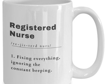 Registered nurse RN best coffee mug, registered nurse appreciation cup, registered nurse mom cup