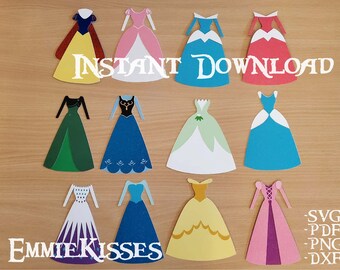 Download Princess Dress Svg Etsy