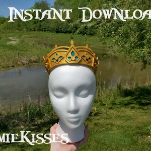 Peacock Tiara - Instant Download