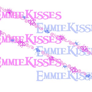 SVG Rapunzel inspired skirt design - Instant Download