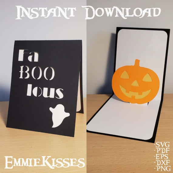 Download 3d Pop Up Halloween Card Svg Cutting File Instant Download Etsy
