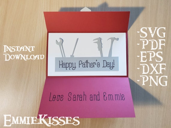 Download 3d Father S Day Card Svg Cutting File Instant Download Etsy