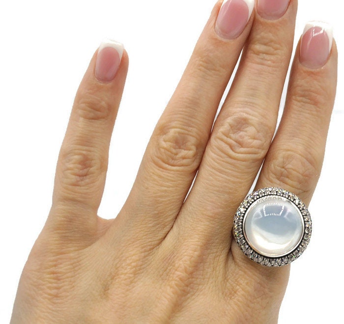 David yurman moonstone ring deals