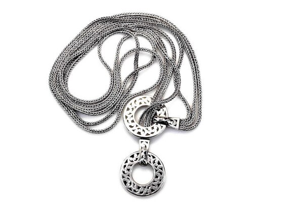 Beautiful White gold 10K 10k WG .8mm Spiga Chain