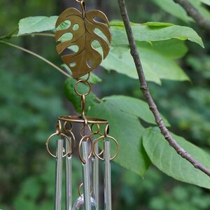 Monstera Wind Chime - Etsy