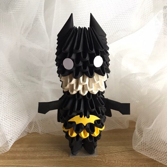 3d Origami Batman Made To Order Superhero Model