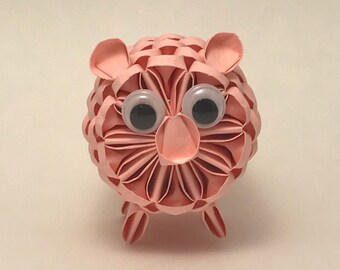 3D Origami Pig - Ready To Ship