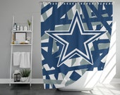 Items Similar To Dallas Cowboys Shower Curtain On Etsy