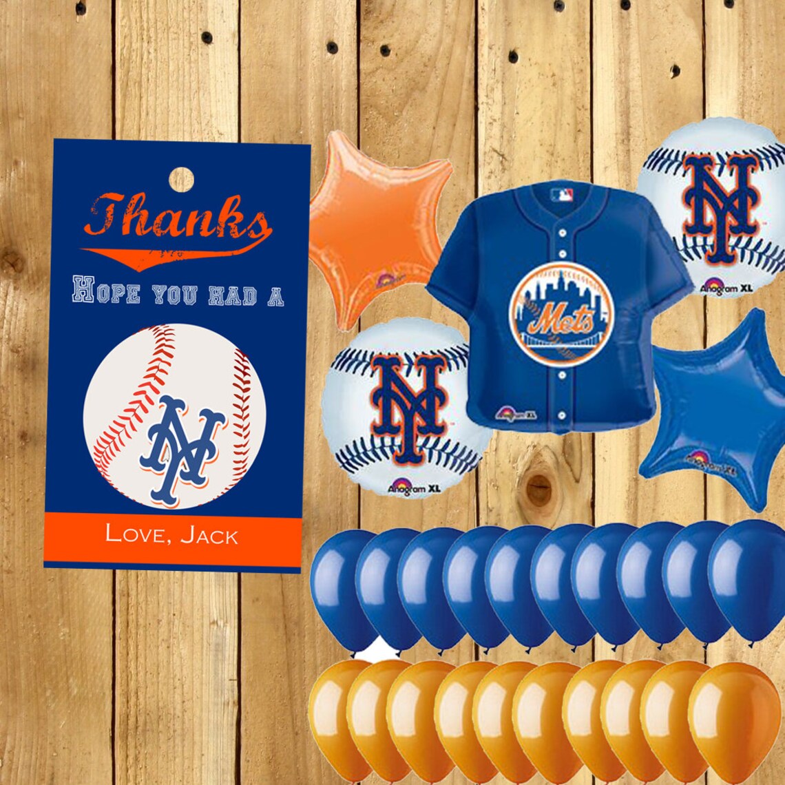 New York Mets Birthday Ticket Invitation | Etsy