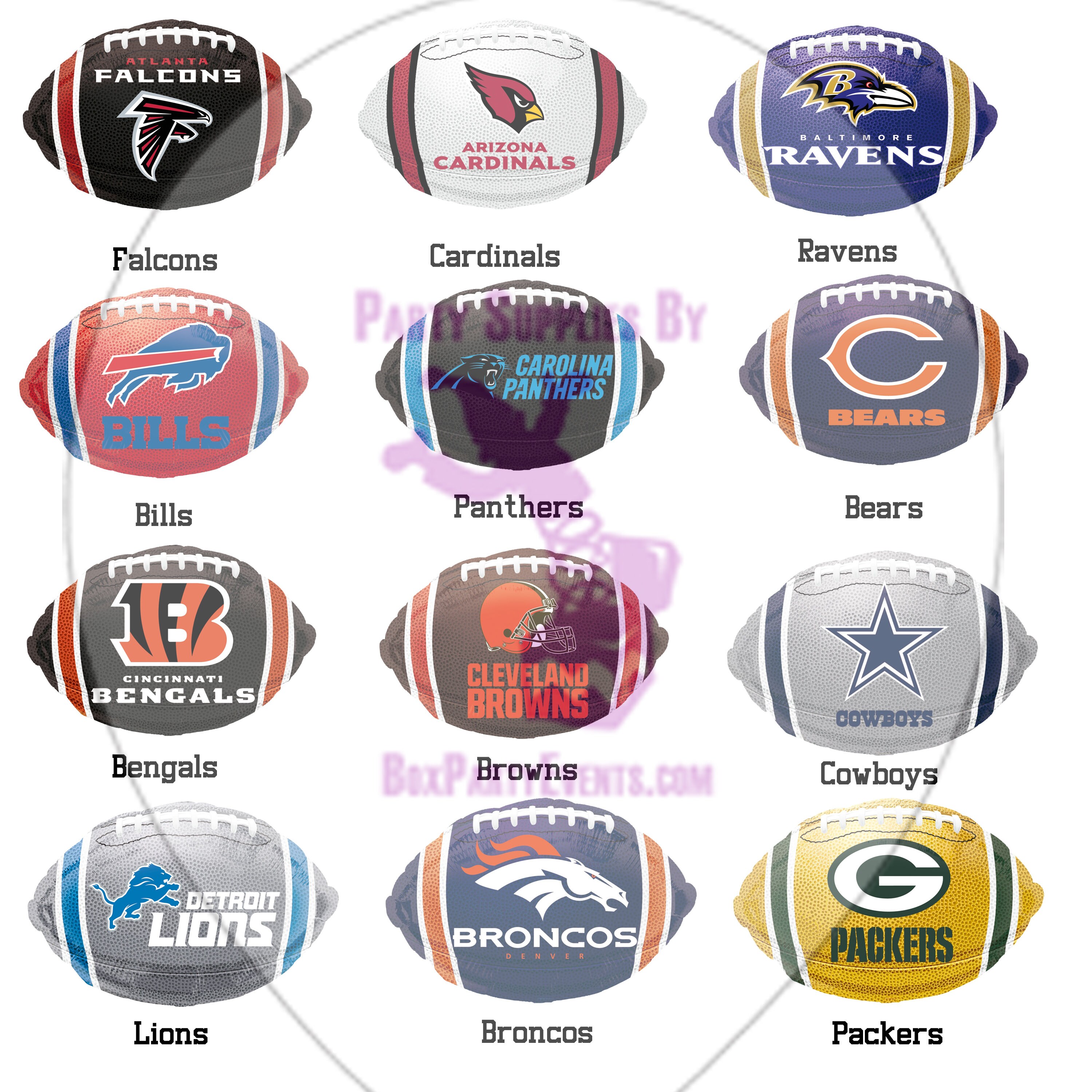 NFL Logo Football Balloons
