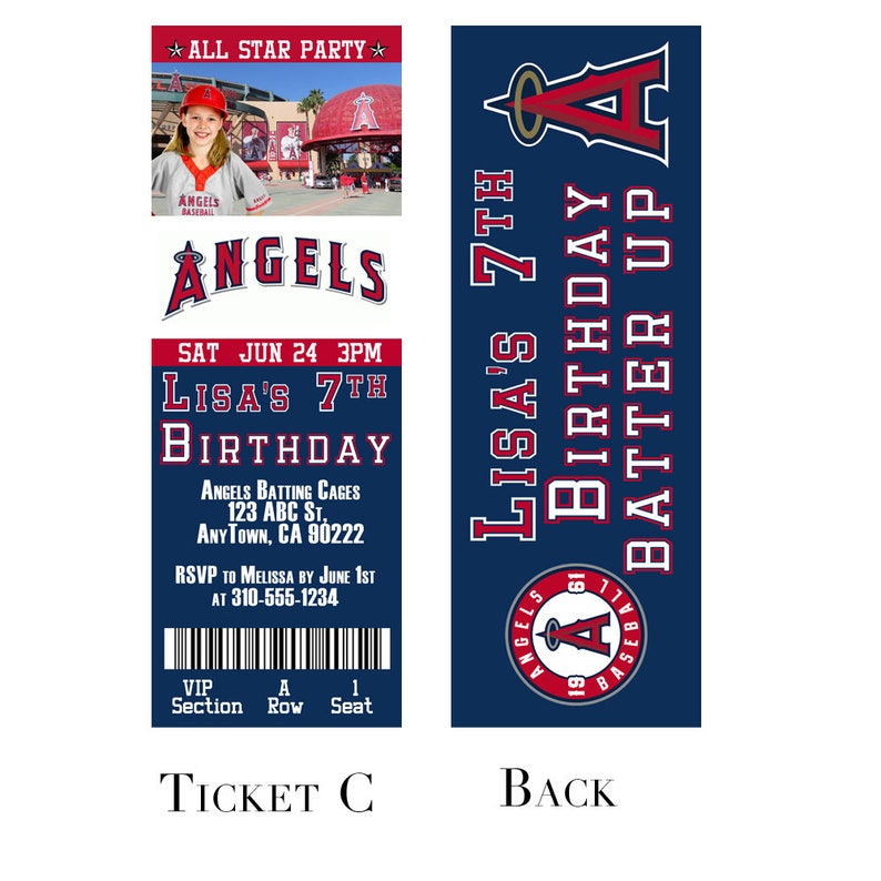 Houston Astros Birthday Ticket Invitation | Etsy