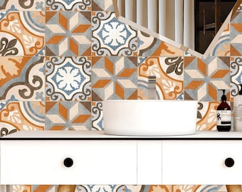 Tile stickers Bathroom and kitchen stickers pattern in modern style decal