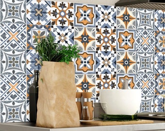 Tile stickers Bathroom and kitchen stickers pattern in modern style decal