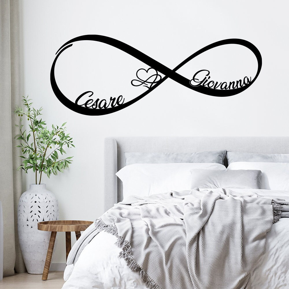 Adesivo Murale Personalizzato Il Piccolo Principe, Decorazione Camera Bambini, Stile Spaziale con Nome, Made in Italy, Rosa/Azzurro