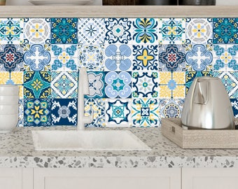 Tile stickers Bathroom and kitchen stickers pattern in modern style decal