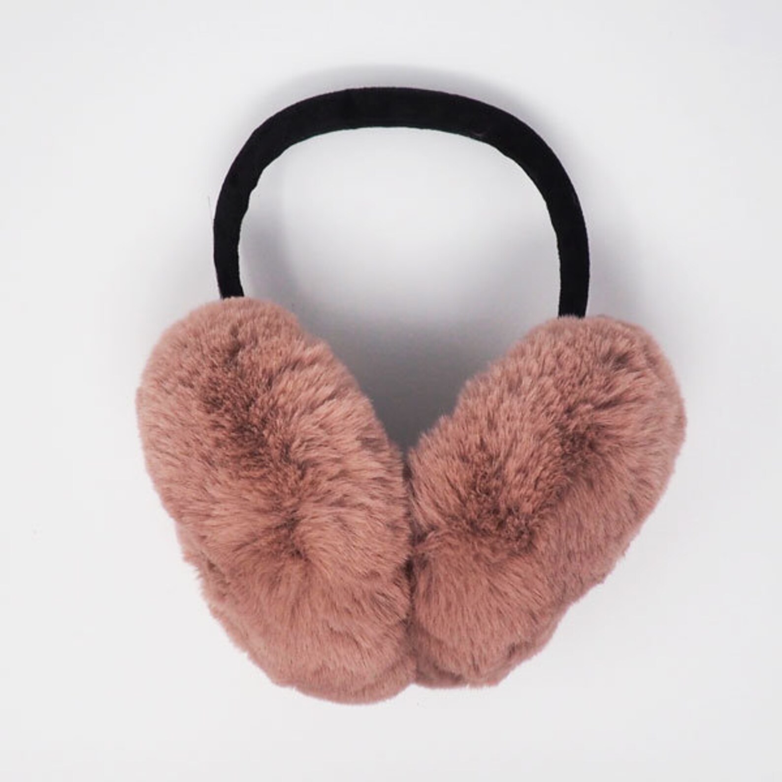 Big Earmuffs Faux Fur. Pink Earmuffs Gray. Oversized Earmuffs. Etsy