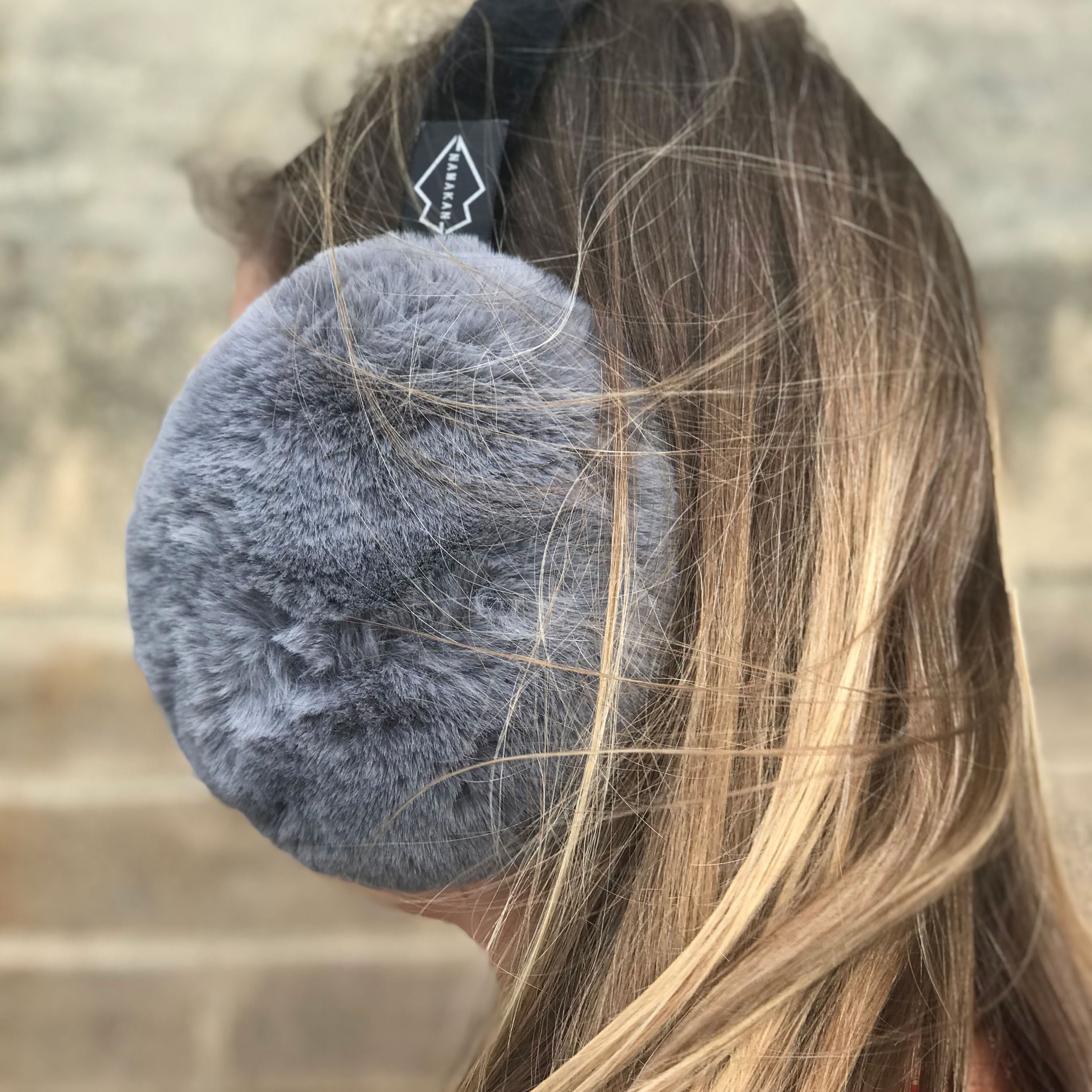 Big Earmuffs Faux Fur. White Earmuffs. Oversized Earmuffs. | Etsy