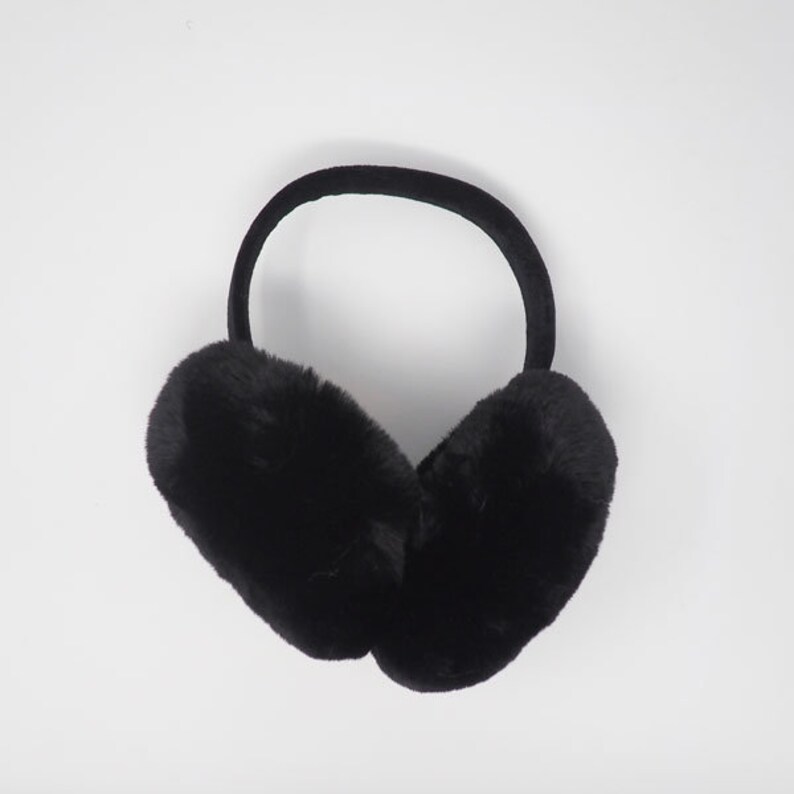 Big Earmuffs Faux Fur. Pink Earmuffs Gray. Oversized Earmuffs. Etsy