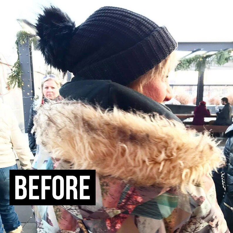 White Faux Fur Trim. No Sew Faux Fur Trim. Fur Hood Etsy