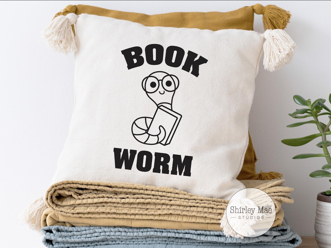 Bookworm Digital Art: SVG, PNG, Cricut, Sublimation Instant Digital ...