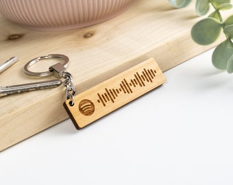 Musique personnalis/ée Spotify Porte-cl/és personnalis/é Spotify Scan Code Carte /à Musique Porte-cl/és en Acier Inoxydable Gravure Laser Spotify Code Plaque Porte-cl/és Pendentif Cadeau danniversaire