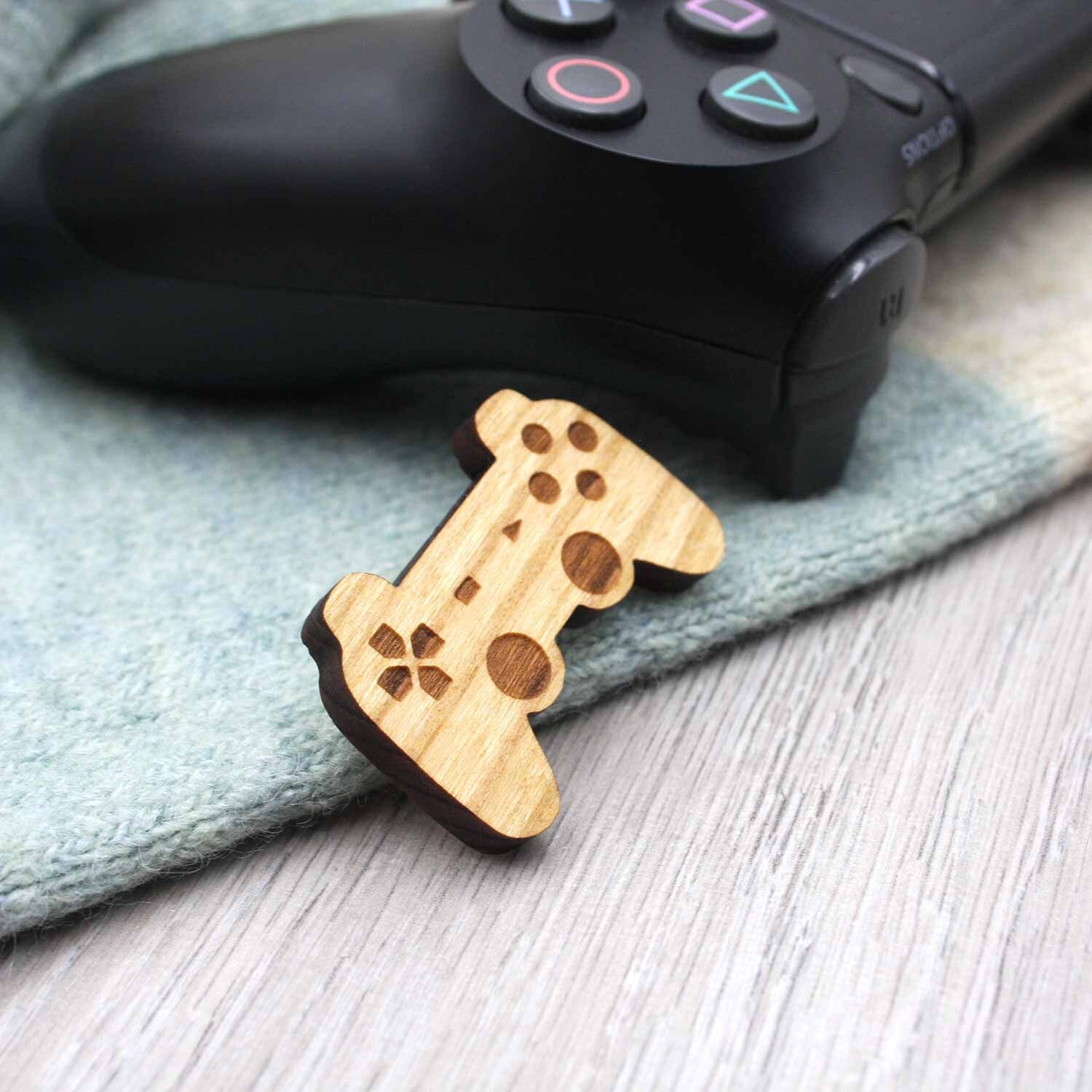 Playstation Controller Pins Retro Gaming Badge Sustainable Etsy