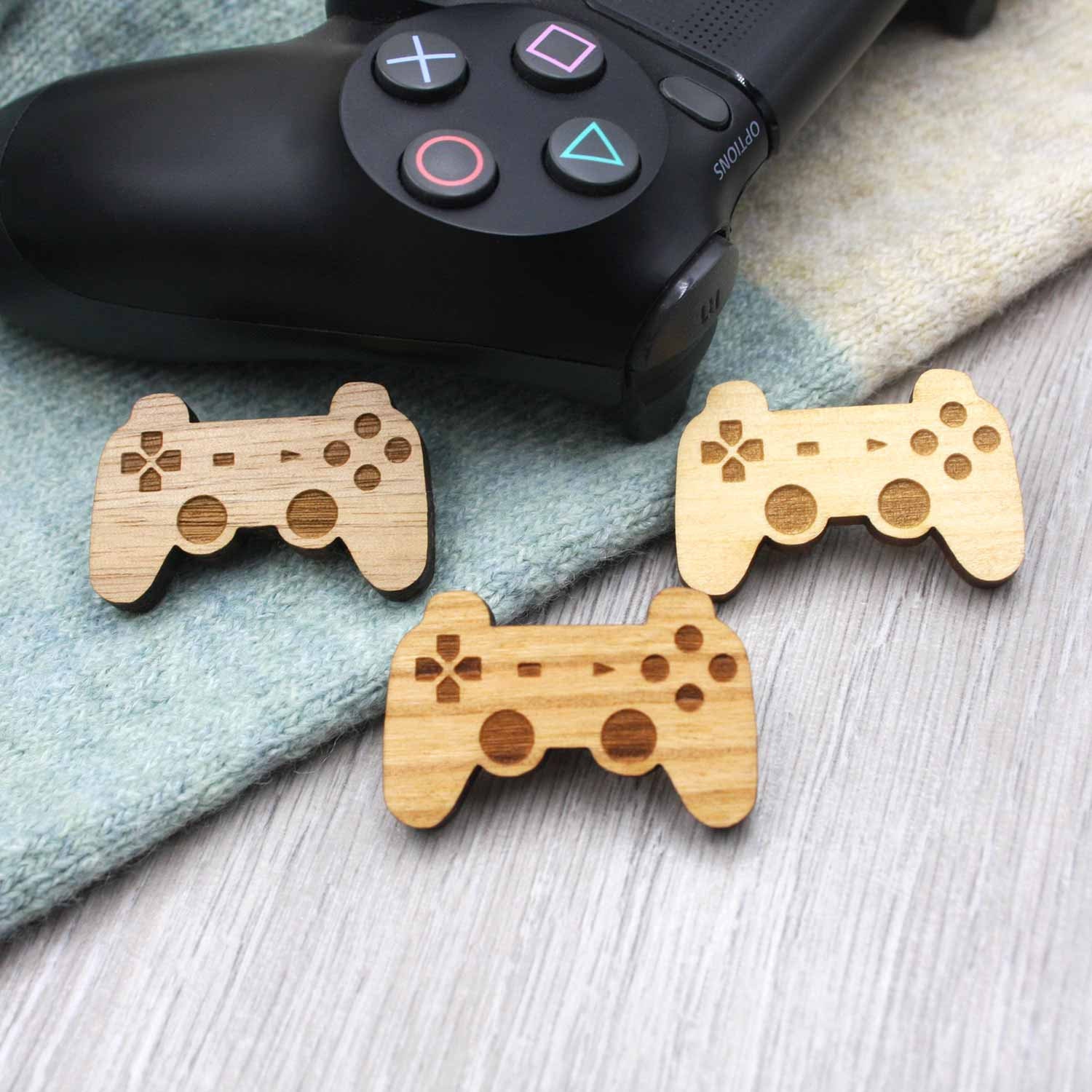 Playstation Controller Pins Retro Gaming Badge Sustainable Etsy
