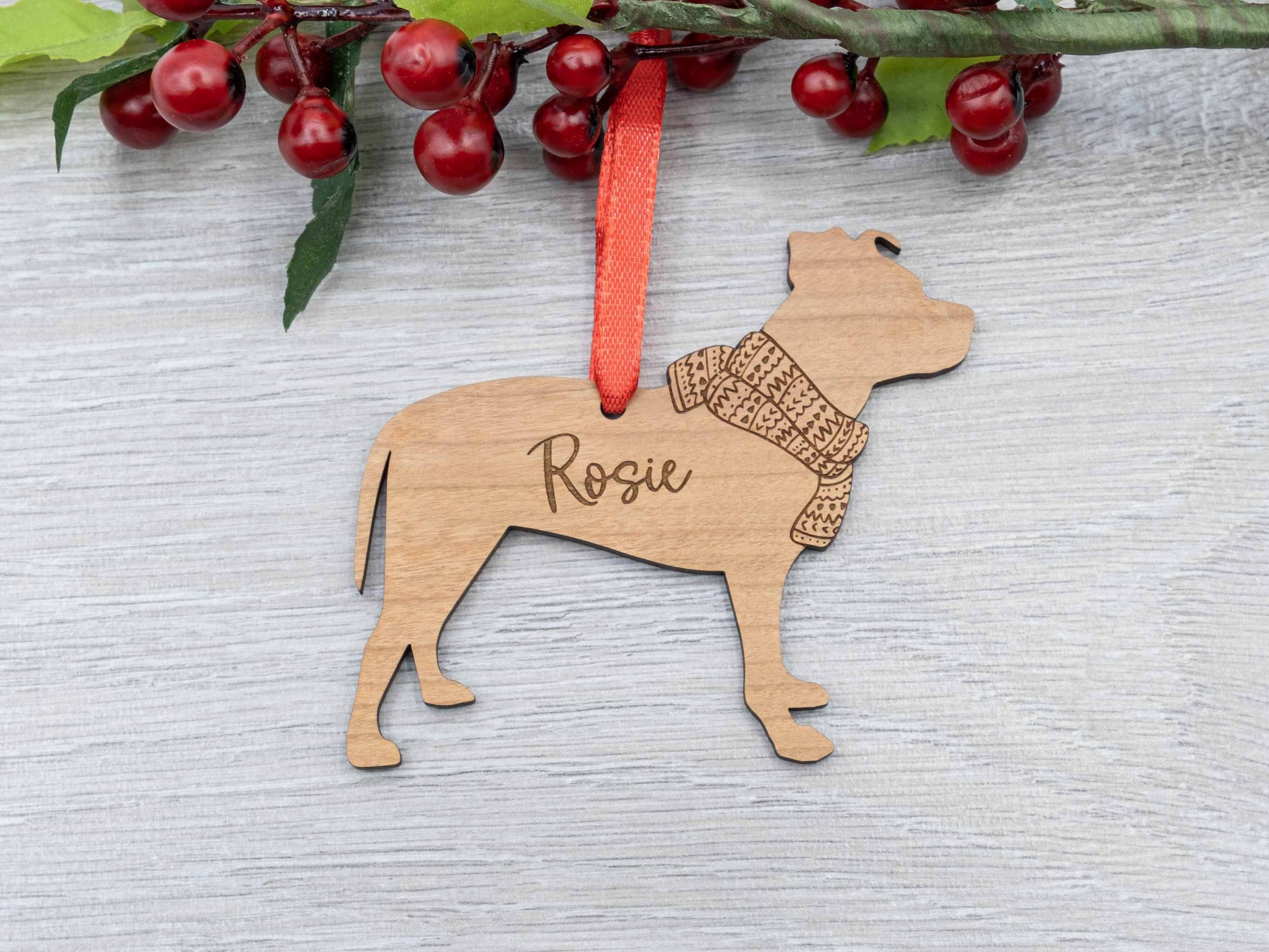 Dog Christmas Decoration Premium Personalised Christmas Tree Etsy