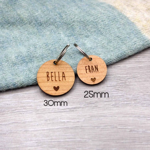 Personalised Laurel Wreath Pet Tag Eco Friendly and - Etsy