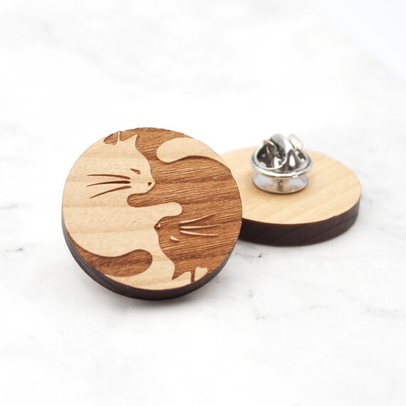 Men Tie Clip Lovely Yin Yang Cats Stainless Tie Pins for Business Wedding Shirts Tie Clips Include Gift Box Men Tie Clip Lovely Yin Yang Cats Stainless Tie Pins for Business Wedding Shirts Tie Clips Include Gift Box