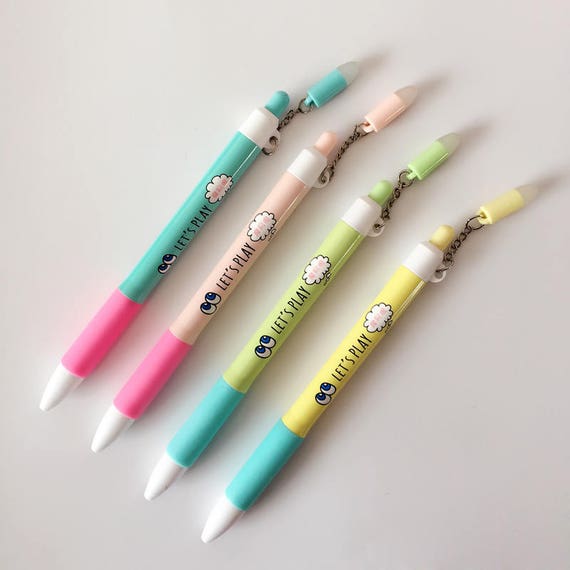 Colorful Googly Eyes Gel Pens Erasable Fun Colours Etsy