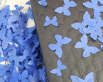 Blue Butterfly Confetti |  Party Table Decor | Gift Box Filler | Hand Toss Tissue Confetti
