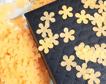 Orange Flower Confetti | Biodegradable  | Table Decor | Spring
