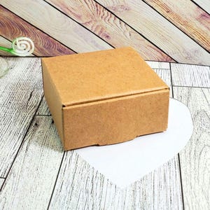 Kraft Paper Jewelry Gift Box: Foldable Brown Boxes (2 Inch, 4 Pack)