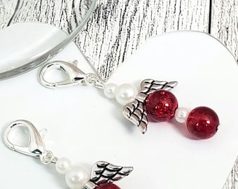 Clip On Angel Charm - Guardian Angel - Purse Charm - Bagpack