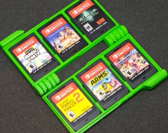 Custodia a portafoglio sottile per cartucce di gioco Nintendo Switch con logo - 5 misure