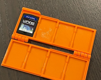 Custodia a portafoglio per cartuccia di gioco Playstation Vita Slim con logo