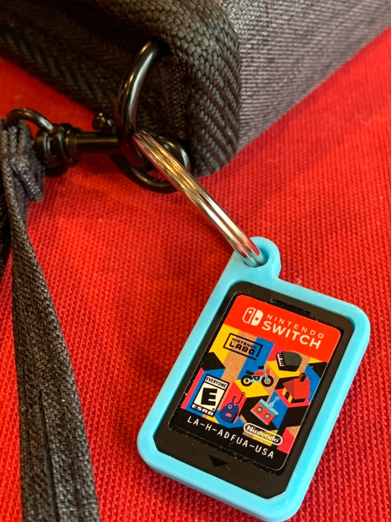 Nintendo Switch Game Cart Keychain Etsy