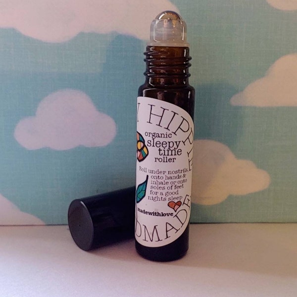Sleepytime Organic Essential Oil Roller Ball -Relaxation Straight From Mother Nature- Vegan and Fair Trade