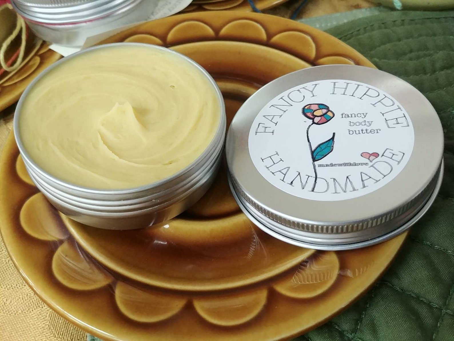 Organic Body Butter for Sensitive Skin Etsy
