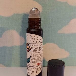 Labor & Delivery Blend Organic Essential Oil Roller Ball Vegan and Fair Trade