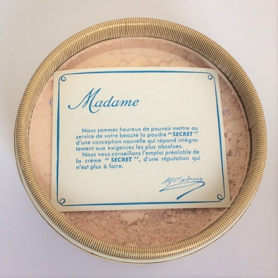 Vintage D'Orsay Poudre Secret Face Powder Box - Sealed View 2