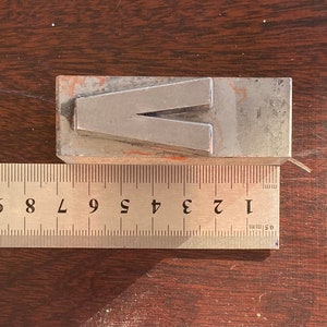 Lettere di stampa francesi industriali alte 7 cm immagine 7