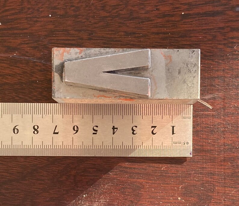 Lettere di stampa francesi industriali alte 7 cm immagine 7