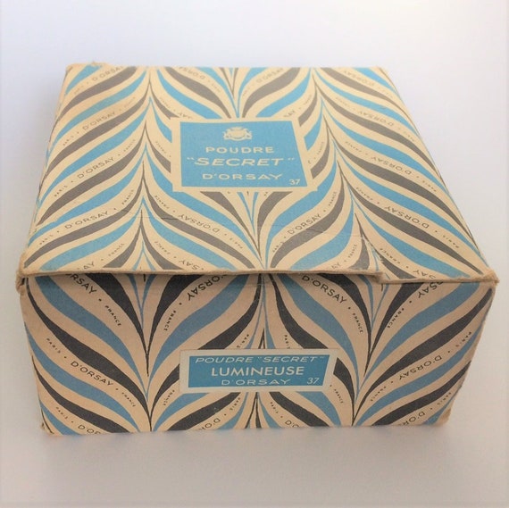 Vintage D'Orsay Poudre Secret Face Powder Box - Sealed View 6