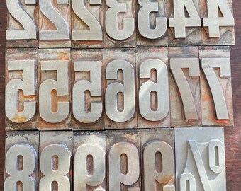 Numeri di stampa francesi industriali alti 7 cm