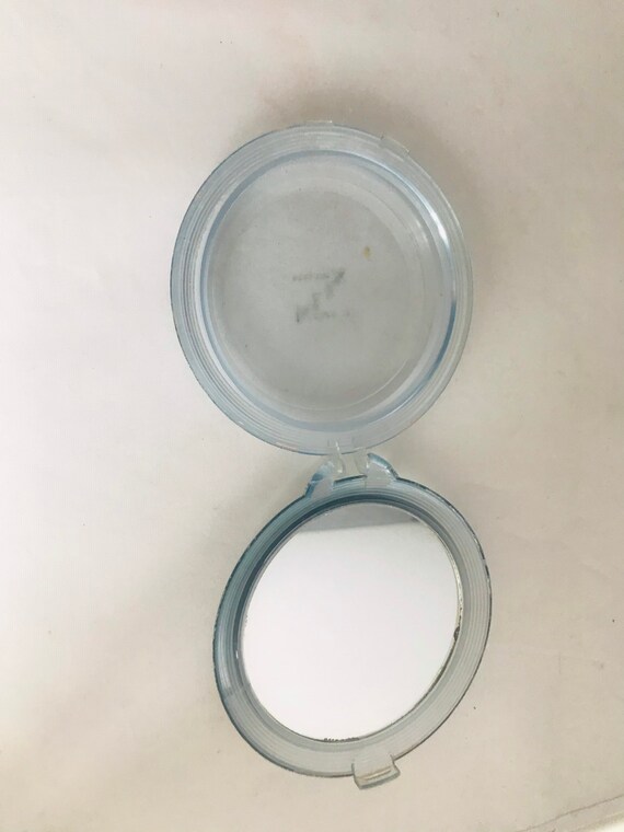 KLIX Powder Compact Transparent Plastic 1950s - Gem