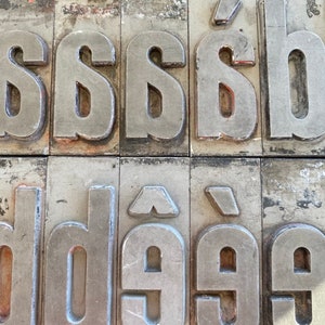 Lettere di stampa francesi industriali alte 7 cm immagine 6