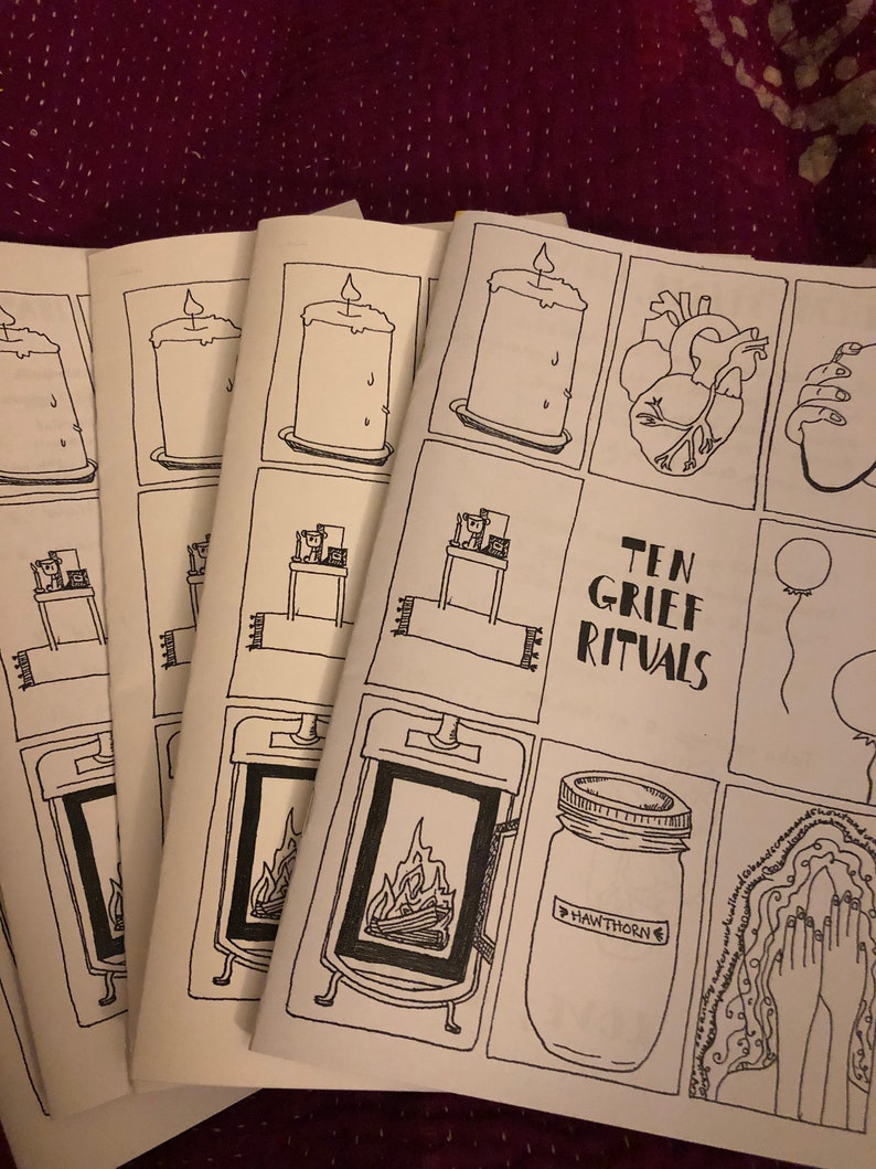 Ten Grief Rituals Zine - Etsy
