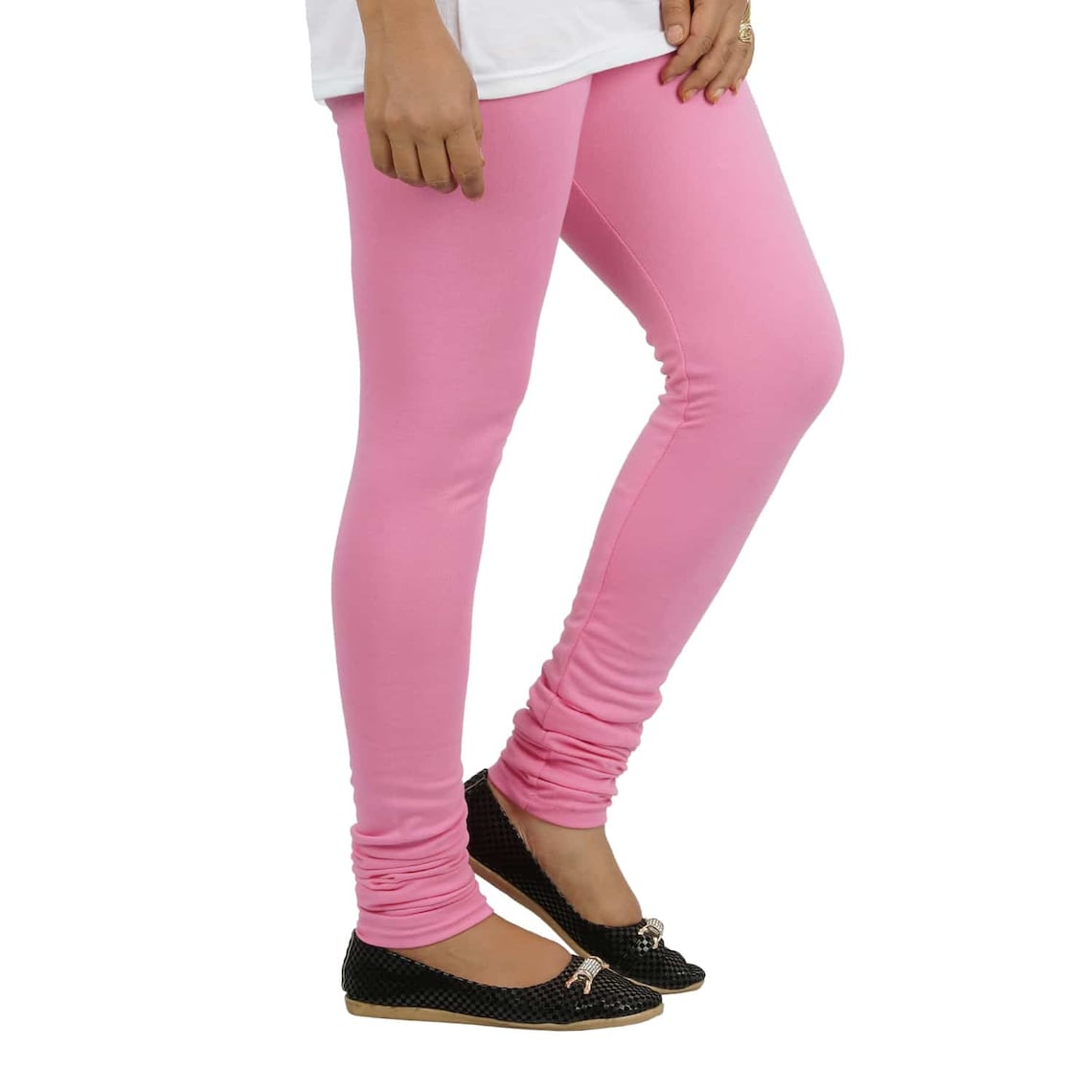 Pink Leggings Womens
 Baby Pink color sport Leggings women leggings morning walk